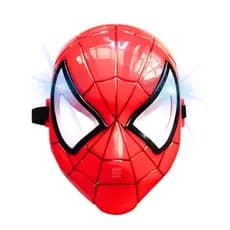 Mascara Brilhante Homem Aranha Com Led de Alta Qualidade Resistente