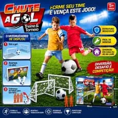 Kit 2 Golzinho Trave de Futebol Para Criança Brinquedo Infantil com Bola ENVIO IMEDIATO