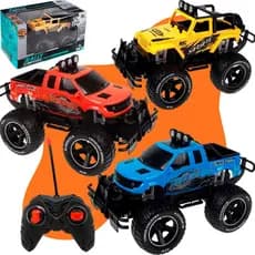 Carrinho Controle Remoto Rally Off Road Grande Recarregável Rodas de Borracha Resistente
