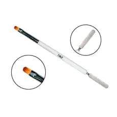 PINCEL LINGUA DE GATO N8 COM ESPÁTULA D&Z