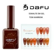 ESMALTE EM GEL DAFU TONS DE MARROM 10ml