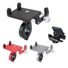 Suporte Celular GPS Motor e bike Em Alumínio Trava Anti Queda Motoboy