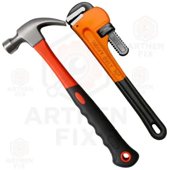 Ferramenta Martelo unha + chave Grifo chave Tubo alta qualidade uso profissional e domestico