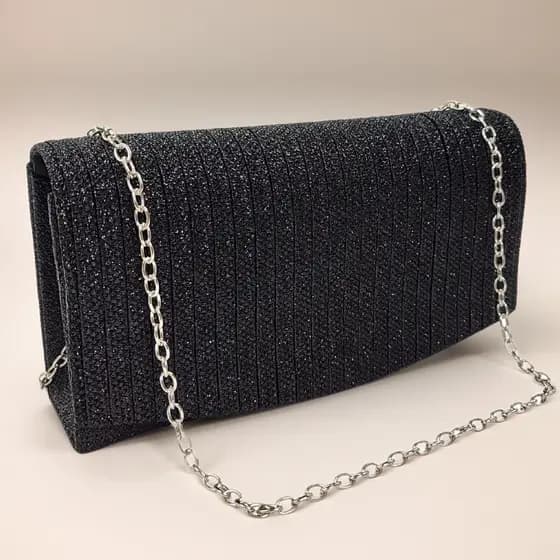 Bolsa Feminina Clutch Transversal Festa Casamento Madrinha Bolsinha Tiracolo Com Brilho de Ombro