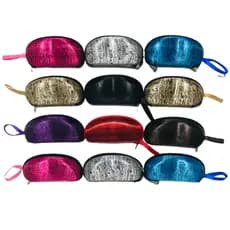 Estojo Porta Óculos Case Com Zíper Varias Cores Promoção