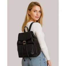 Mochila Feminina Saco De Couro Personalizada Com Pérolas Bolsa de Costas Escola Faculdade Trabalho