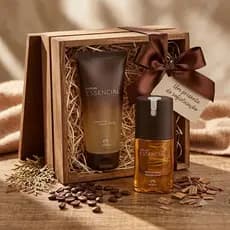 Natura Essencial Masculino: Deo Corporal 100ml + Shower Gel 100g com Sacola de Presente