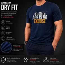 Camiseta DryFit Colmeia Estampada Treino Crossfit Academia Corrida Ciclismo Camisa de Treino Musculacao Esporte Azul Mar