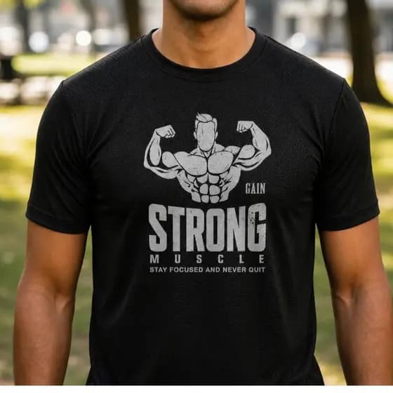 Camiseta Dry Fit Estampada Masculina Academia Treino Crossfit Musculação Corrida Atletismo Tecido Respiravel Original