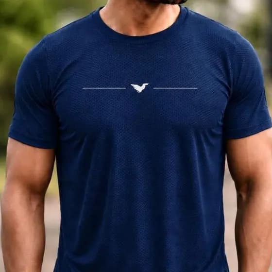 Camiseta Dry Fit Avve Wear logo Masculina Academia Treino Crossfit Musculação Corrida Tecido Respirável Original Pass