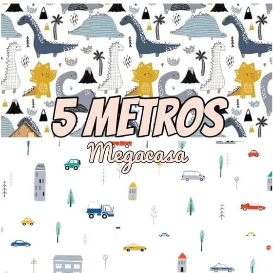 Papel de Parede Infantil 3D 5 METROS x 45CM Adesivo Autocolante