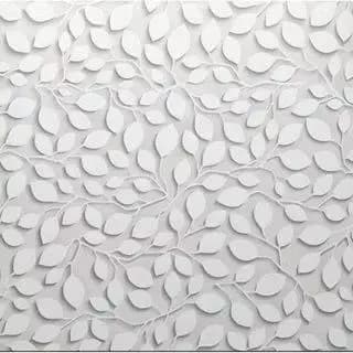 Papel de Parede Folhas Brancas 5 METROS X 45CM Auto Adesivo Auto Colante