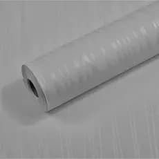 Papel de Parede Linhas Pratas 3D 10 METROS X 45CM Auto Adesivo Colante