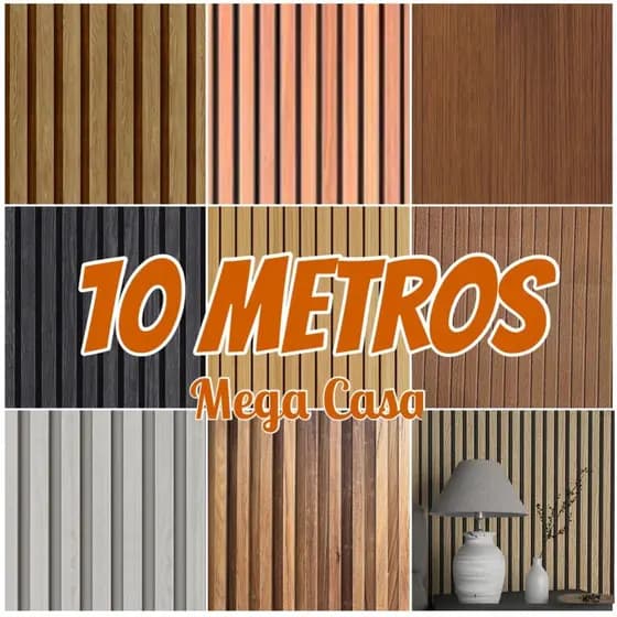 Papel de Parede 3D Madeiras 10 METROS X 45CM Auto Adesivo