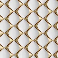 Papel de Parede Modelo 3D GOLD 5 METROS x 45CM Adesivo Autocolante