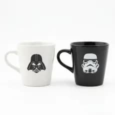 Kit com 2 canecas de porcelana  Star Wars caneca nerd criativa presente geek
