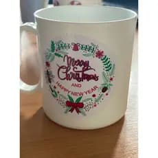 KIT 20 Canecas de Plástico Adesivo Feliz Natal Para Festas Lembracinhas Presentes