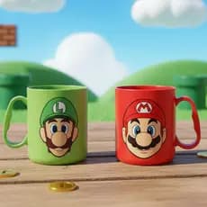 Canecas do Mario Bross, lembrancinhas Presentes Criativos, Geek, Colecionáveis, kit 10 canecas 430ml