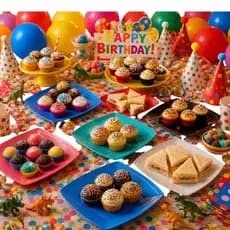 Kit Pratos Festa Infantil Coloridos Reutilizáveis Decoração Aniversário Lembrancinhas Mesa de Festa