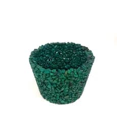 Vaso Decorativo de Seixo | Pedra Pigmentada. (Nº 11).
