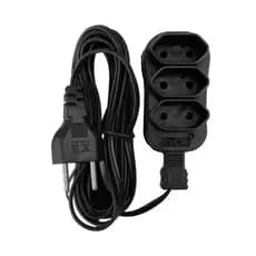 Extensão Elétrica 3 Metros Bivolt 110v E 220v 10a 2 Pinos