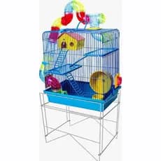 Gaiola Hamster Labirinto 3 Andares Com Suporte Resistente