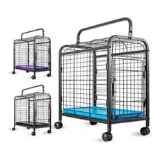 Gaiola Caixa De Transporte Com Rodinhas Portátil Leva Pet