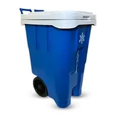 Cooler Carrinho Térmico Com Rodas Antares 63 Litros Azul