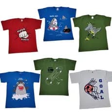 Kit 3 Camisetas Infantil Juvenil Menino (1 ao 16) 100% Algodão