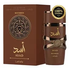 Perfume Árabe Asad Bourbon Lattafa 100ml Masculino