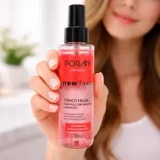 Tônico Facial Porán New Face PR292 120ml Limpeza Profunda Controle de Oleosidade Pele Fresca