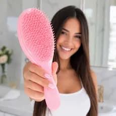 Escova Desembaraçadora Mágica Anti Quebra Sem Dor Para Todos os Tipos de Cabelo