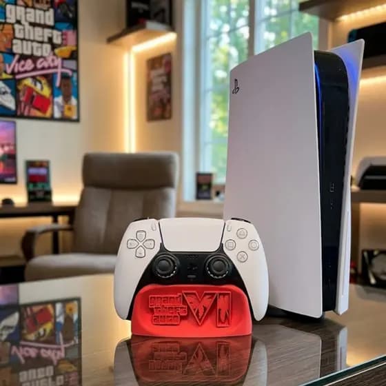 Suporte para controle de video game Ps5 tema exclusivo