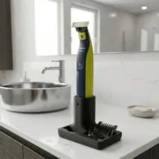Suporte de bancada para Aparador barbeador facial e pentes Phili Oneblad