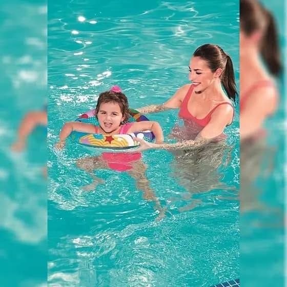 Boia Redonda Sereia Infantil Diversão e Lazer em Praia Sitio Piscina Sol 51CM