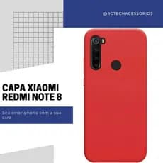 Capa / Capinha Aveludada De Silicone Xiaomi Redmi Note 8