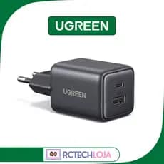 Carregador Turbo USB-C 45W 30W 20W GaN UGREEN iPhone 17 16 15 Samsung S26 S25 PD3.0 Fast Charge