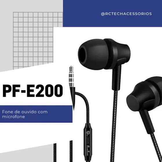 Fone De Ouvido Punnkfunnk Pf-e200