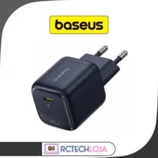 Carregador Turbo Baseus 45W 30W GaN USB-C iPhone 17 16 15 Samsung S25 MacBook iPad PD3.0 PPS Rápido