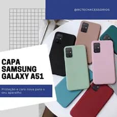 Capa / Capinha De Silicone Samsung Galaxy A51