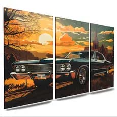Quadros decorativos carro Opala atigo alta qualidade hd