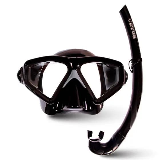 Mascara De Mergulho Adulto C/ Snorkel Cetus Praia Natacao