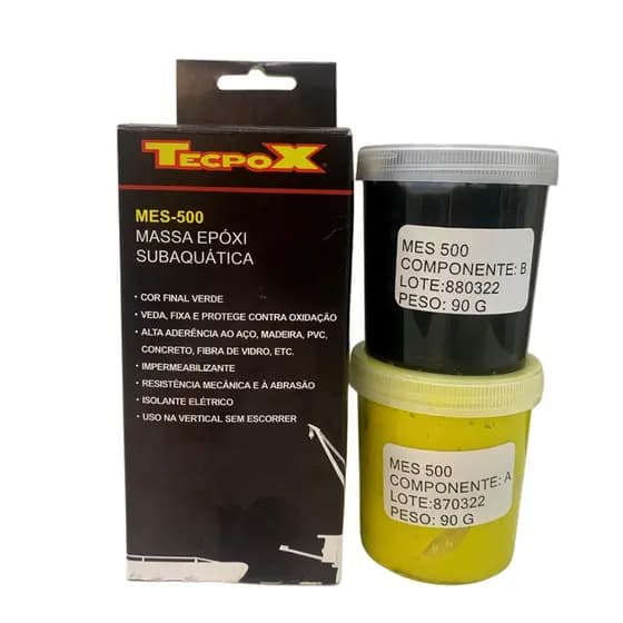 Massa Epoxi Subaquatica Verde 180g Tubolit - Tecpox