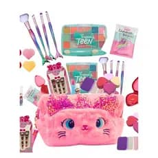 Kit Maquiagem infantil Necessaire 11 itens de Qualidade