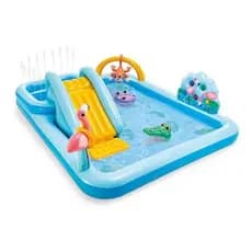 Intex Piscina Playground Aventura na Floresta 493 L Intex – Diversão e Frescor para sua Criançada!