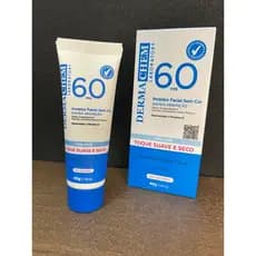 ATACADO ATE 6 PECAS Protetor Solar Facial Hidratante sem Cor FPS60 40G DERMACHEM