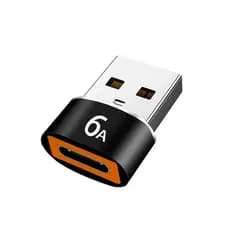 Adaptador USB-A para USB-C Fêmea | Carregamento Rápido, Dados e OTG