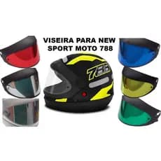Viseira do Capacete PROTORK NEW 788 AUTOMÁTICO SERVE NO (56 /58/ 60) SOMENTE A VISEIRA DE REPOSIÇÃO
