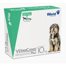 Vermífugo 10Kg Cães Blister 4 Comprimidos Vermicanis