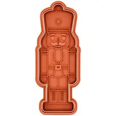 Cortador Marcador De Biscoito de Natal Soldadinho de Chumbo Quebra Nozes 11cm